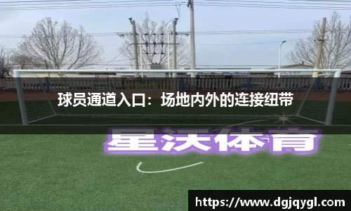 球员通道入口：场地内外的连接纽带